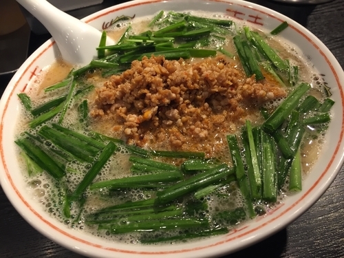 「ニラ味噌中華そば」@江戸前煮干中華そば きみはん 五反田店の写真