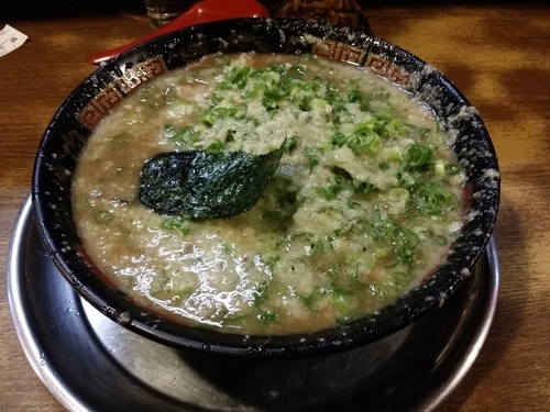 「とんこつラーメン」@無鉄砲 大阪店の写真
