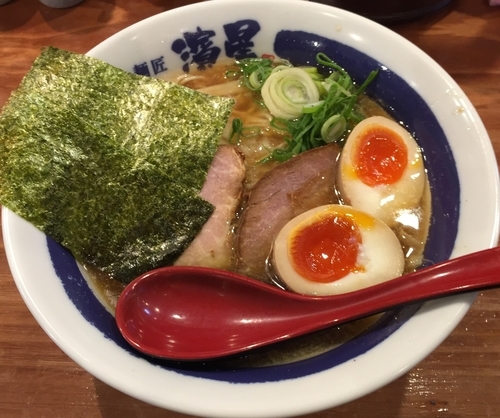 「味玉入り煮干しそば（￥830）」@濃厚煮干しそば 麺匠 濱星 関内店の写真
