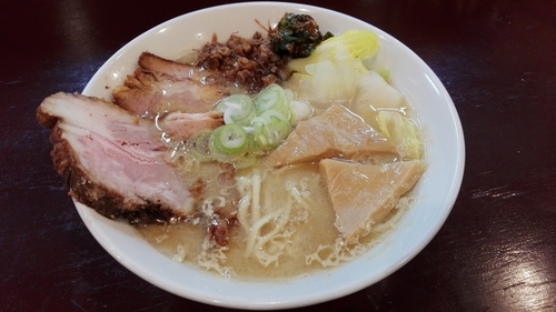 「癒し系 牛味噌らーめん（限定）」@らーめん 五ノ神精肉店 煮干し編の写真