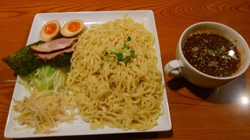 「つけ麺小樽魚介しょうゆ特盛」@小樽らーめん豆の木 平方店の写真
