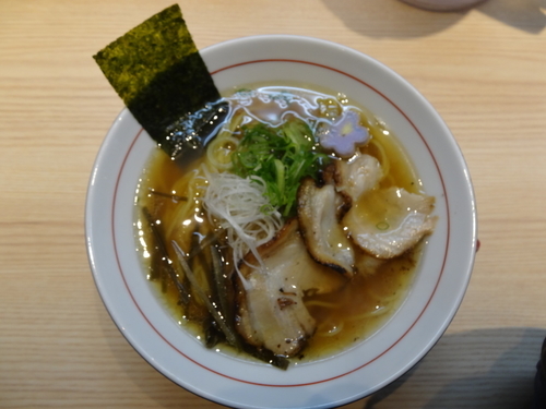 「旨味醤油ラーメン」@拉麺開花の写真