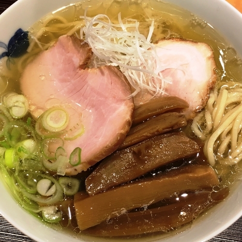 「塩 ＋蓮根」@麺 みつヰの写真