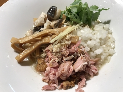 「【限定】銀ダラの混ぜそば 680円 あん肝 200円」@寿製麺よしかわ 川越店の写真