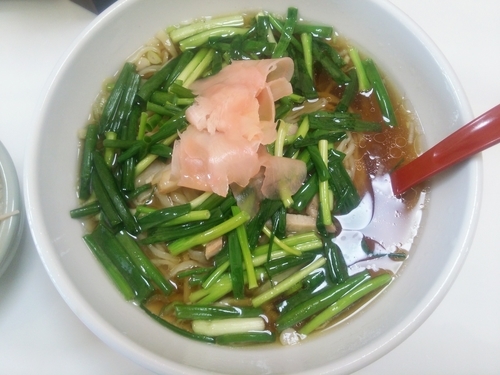 「博多ネギらーめん（Cセット）」@手打ちラーメン 金龍 前橋店の写真