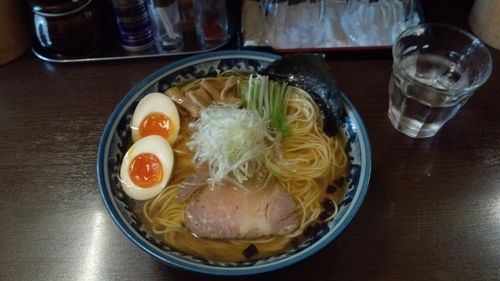 「豊魚鶏出汁醤油（中）味玉」@麺処 さとうの写真