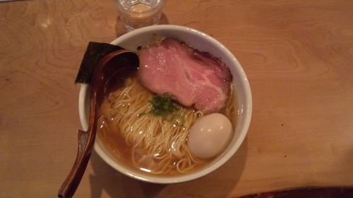 「味玉そば（大）」@中華蕎麦 蘭鋳の写真