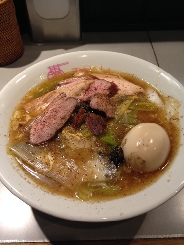 「合鴨と下仁田ネギの中華そば〜花山椒の香り〜」@中華蕎麦 瑞山（ZUIZAN）の写真