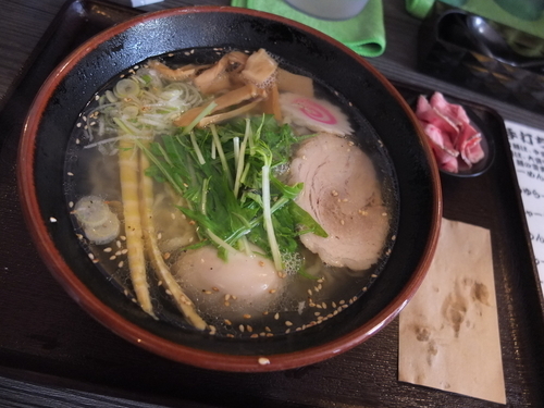 「味玉しおらーめん」@麺匠えにしの写真