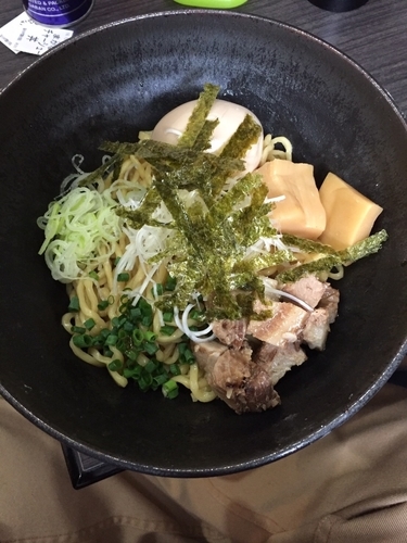 「味玉油そば」@龍のひげ 常陸大宮店の写真