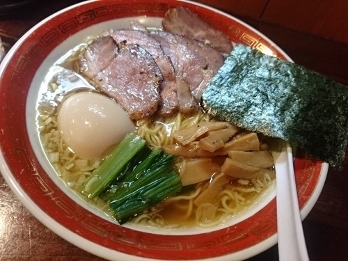 「特しょうゆ(細麺)」@麺処 懐やの写真