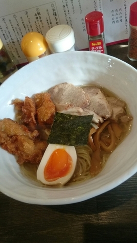 「天地返し麺  塩  ６８０円」@六紋銭エッセンスの写真
