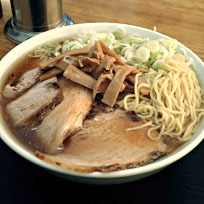 「メンマらーめん大盛1080円（ネギも大盛）」@大勝軒 淵野辺店の写真