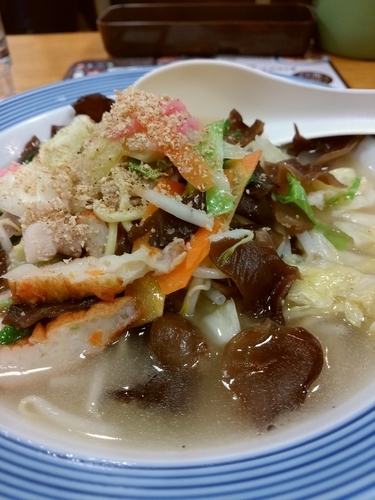 「きくらげたっぷり塩ちゃんぽん」@リンガーハット 所沢航空公園店の写真