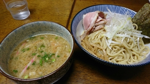 「清湯煮干しつけ麺　800円」@良温(Ra-on)の写真