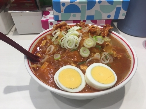 「五目蒙古タンメン 麻婆豆腐増し 野菜増し」@蒙古タンメン 中本 船橋店の写真