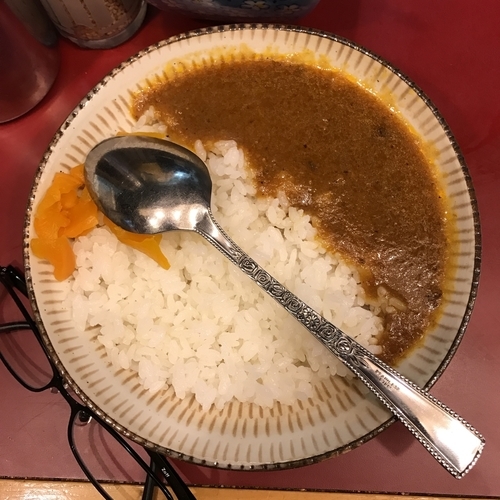 「インドカレー（ミニカレー）」@丹波屋の写真