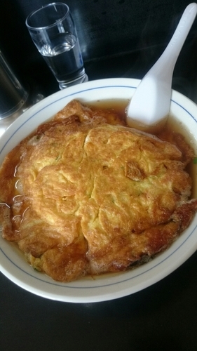 「カニ玉ラーメン  ９５０円」@蘭苑の写真