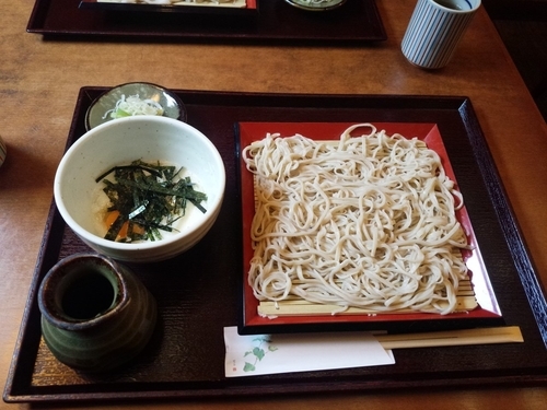 「とろろそば」@蕎心庵の写真