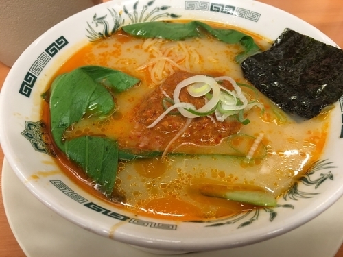 「坦々麺」@日高屋 北柏駅南口店の写真