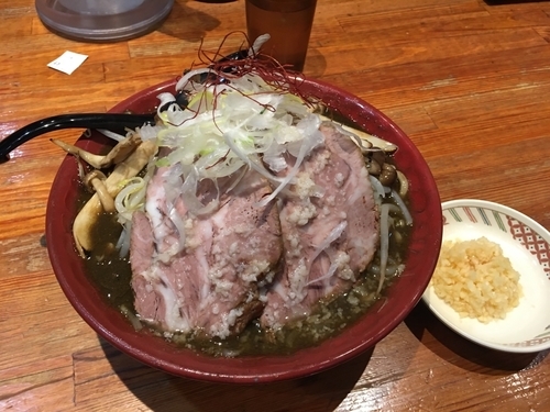 「【限定】秋のけいじろう」@黒味噌らーめん 初代けいすけ 品川店の写真