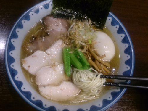 「ガンコンエビ塩ラーメン」@GANCON NOODLEの写真