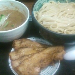 炙りチャーシューつけそば・大盛（1200円）