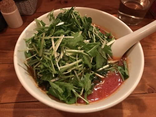 「トマトラーメン ポモドーロ 生やさい増し」@Kitchen Troquet（トロケの台所）の写真