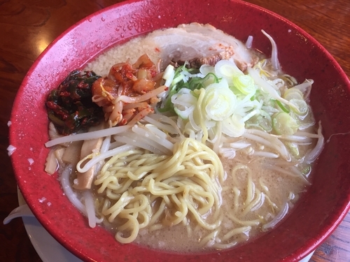 「ニラ南蛮らーめん¥810」@宝介 R45宮古店の写真