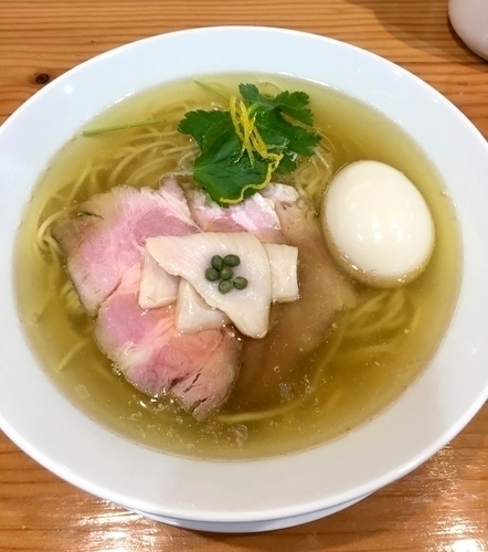 「LABO鶏塩そば ¥1200」@麺LABOひろの写真