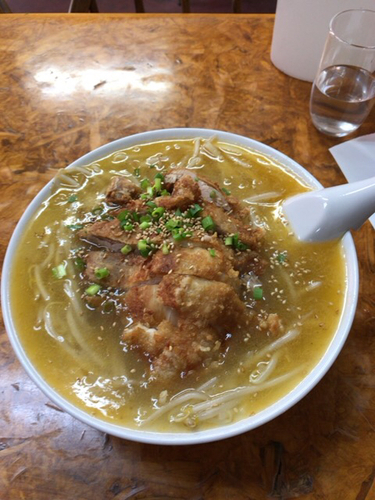 「鶏そば 750円」@かし亀の写真