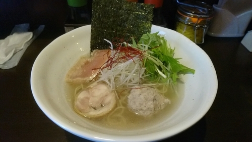 「鶏塩SOBA  無料ライス」@La らぁ麺 256 nicolの写真