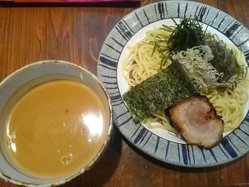 「【限定】雲丹つけそば ￥820」@麺屋たつみ 喜心 狭山店の写真