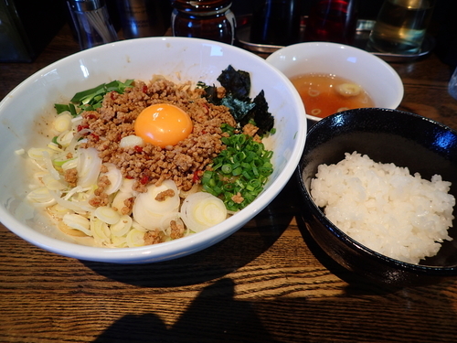 「台湾まぜそば・並盛」@まぜそば鶴也の写真