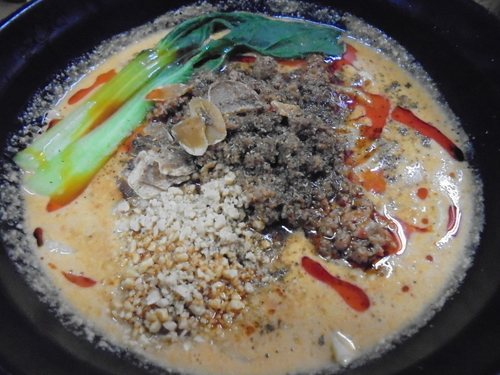 「【限定】汁あり担々麺(小)　７５０円」@自家製麺 てんかの写真