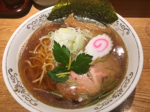 「清湯そば（しょうゆそば）730円」@つけそば 神田勝本の写真