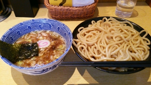 「つけ麺（あつもり）」@くり山の写真