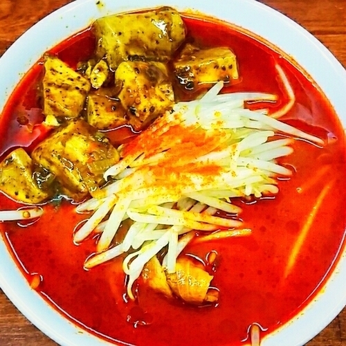 「南極タンメン ８００円＋マーボー豆腐１００円他」@激辛ラーメン専門店 レッチリ 土浦本店の写真
