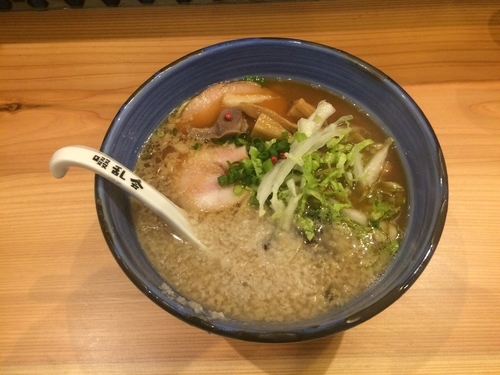 「らーめん醤油 濁（にごり）」@自家製麺 啜乱会の写真