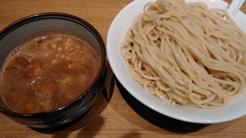 「濃厚魚介つけ麺（特盛）」@鼈の写真