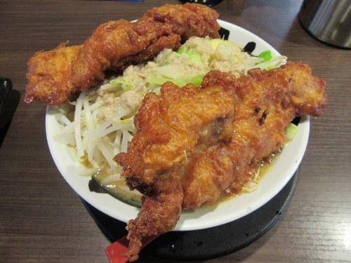 「背脂味噌ラーメン・ダブル（１１３４円）」@江戸味噌ラーメン 二代目てらっちょ 牛久店の写真