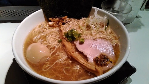 「焼きのり玉そば950円+大盛150円」@SOBAHOUSE金色不如帰の写真