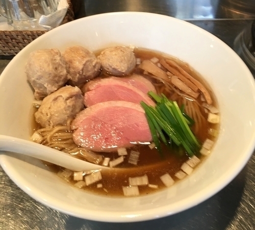 「醤油 鴨清湯￥900 ＆ 肉団子￥300 (12/16版)」@日の丸さんじの写真