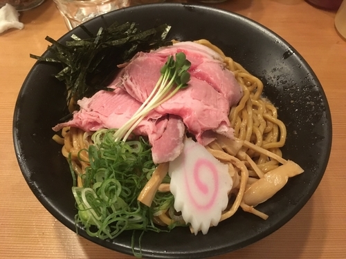 「イベリコ油そば 大盛り サービス ご飯 ¥700、¥100」@油そば専門店 GACHIの写真