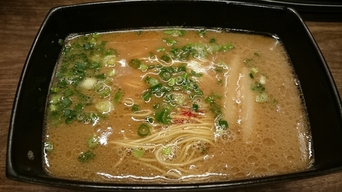 「釜だれとんこつらーめん」@一蘭 天神西通り店の写真