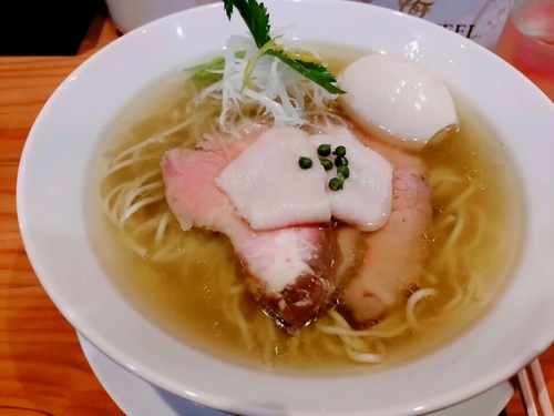 「LABO鶏そば（塩）1200円」@麺LABOひろの写真