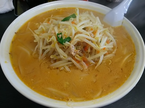 「味噌ラーメン　（大盛り）」@萬馬軒 諏訪店の写真