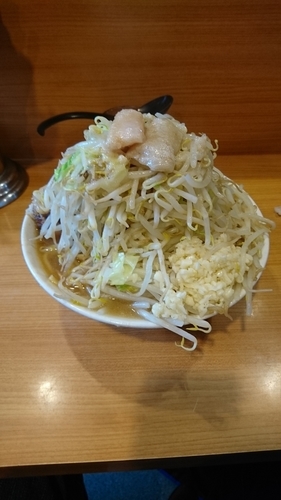 「小豚ラーメン」@ラーメン二郎 八王子野猿街道店2の写真