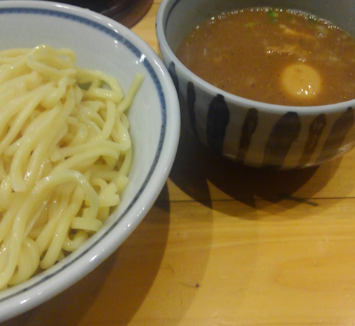 「本日の煮干つけ麺 味玉」@蕾 煮干 分家の写真