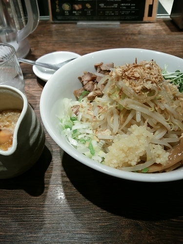 「まぜそば　￥800」@つけめんTETSU 壱の木戸 水戸店の写真